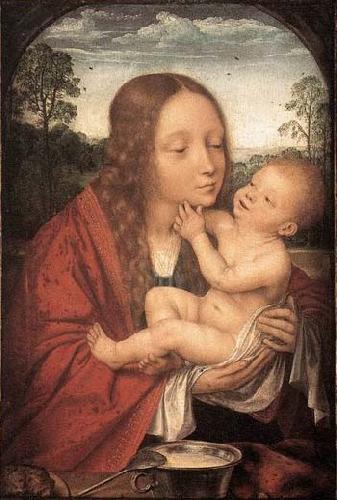 Quentin Massys Virgin and Child in a Landscape France oil painting art